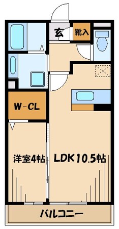 ヴィーブル草薙の物件間取画像